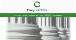 Desktop Screenshot of careylawoffice.com
