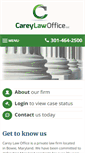 Mobile Screenshot of careylawoffice.com